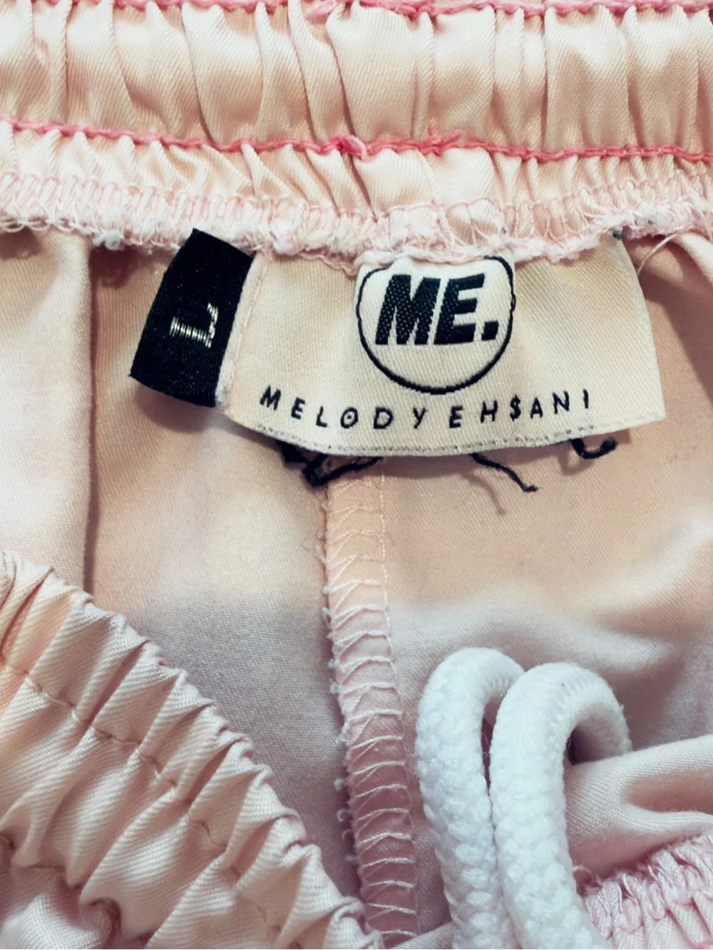 Pants Kids Joggers Pants by Melody Ehsani Baby Pink Color  Size L With Pockets.